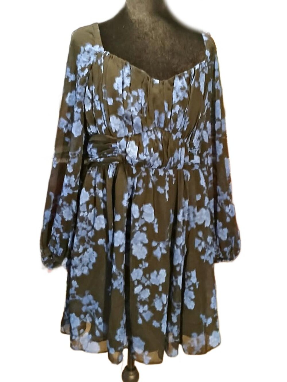 EXPRESS Long Sleeve Mini Dress